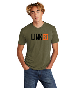 Youth Military Green LINKED Short Sleeve